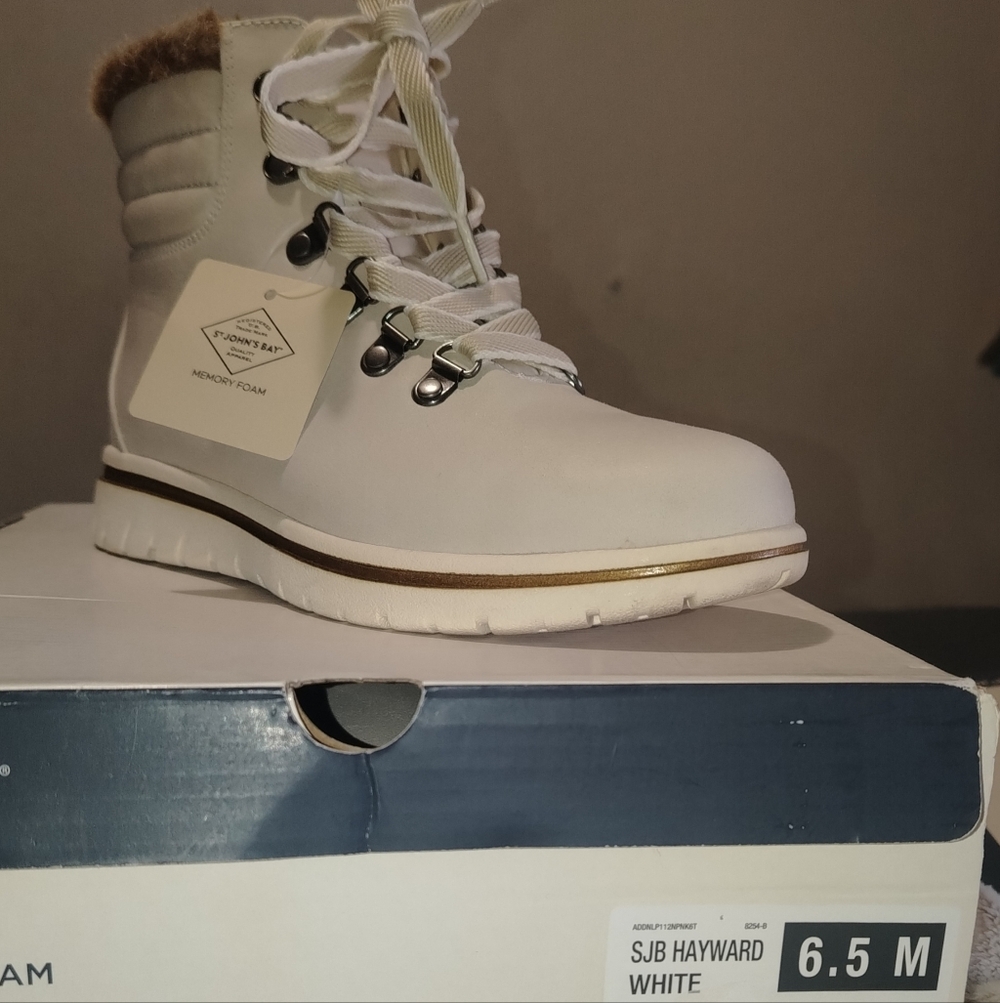 Women's White Boots